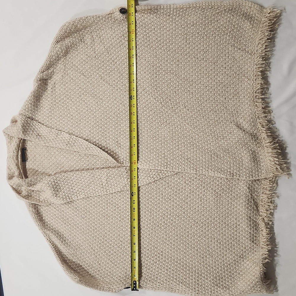 Massimo Dutti Sweater Poncho Shawl - Picture 14 of 16